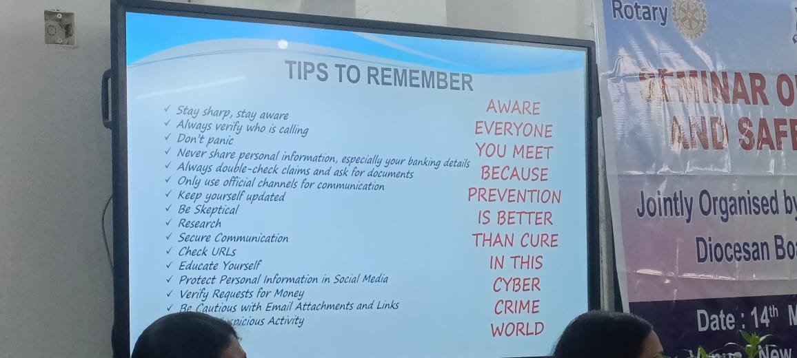 Seminar on Cyber Security at New Stewart School Cuttack